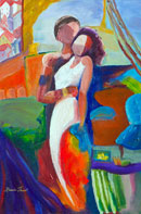 Embrace 2 Oil on Canvas