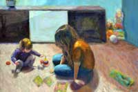 Afternoon playtime at home