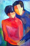 Romance Oil on Canvas