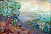 Melting Trees Oil on Canvas