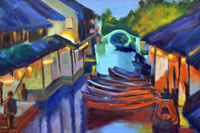  Canal Oil on Canvas